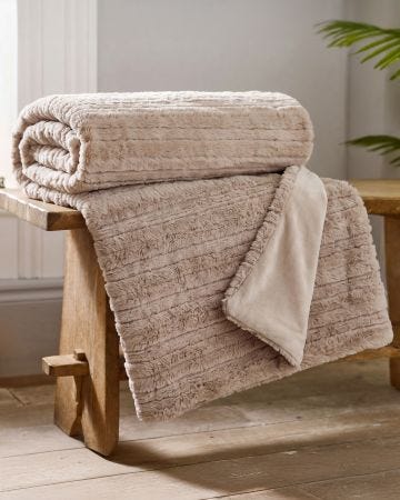 Chatsworth Faux Fur Throw