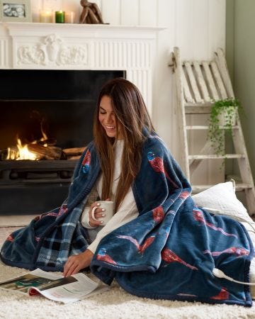 Coco Touch Heated Printed Throws