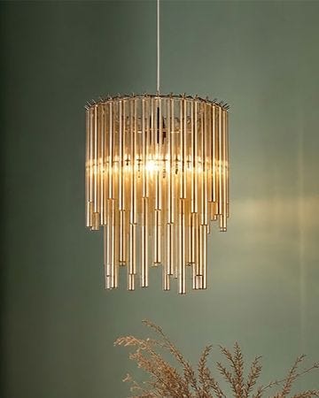 Glass Rods Non Electric Ceiling Shade