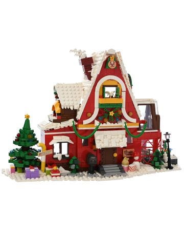 Toy Shop Christmas Chalet Brick Building Set Age 6+