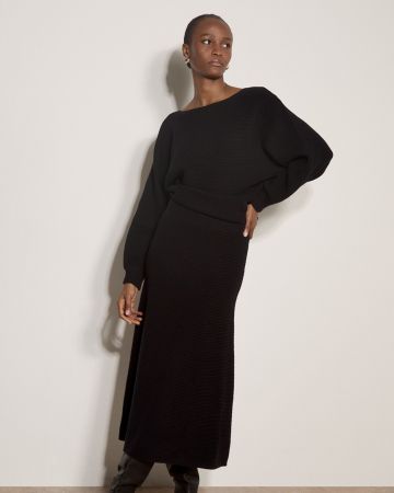 Apricot Maxi Skirt 