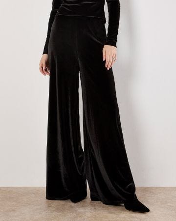 Apricot Velvet Trousers 