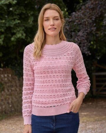 WoolOvers Pointelle Jumper 