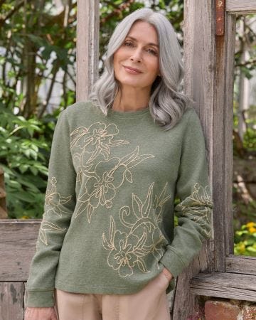 WoolOvers Embroidered Sweatshirt 