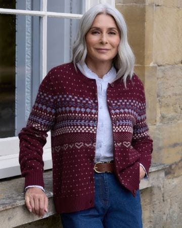 WoolOvers Fairisle Cardigan