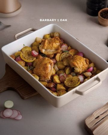 Barbary & Oak Nattura 38cm Rectangular Dish