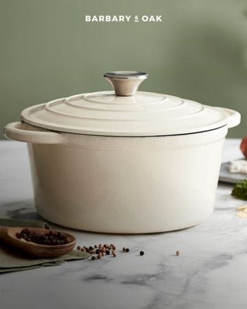Barbary & Oak 24cm Round Casserole Cast Iron