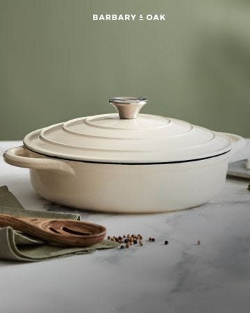 Barbary & Oak 28cm Shallow Casserole
