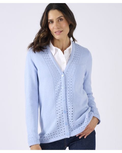 Crochet Trim Cardigan