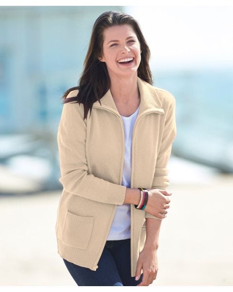 Zipped Cardigan