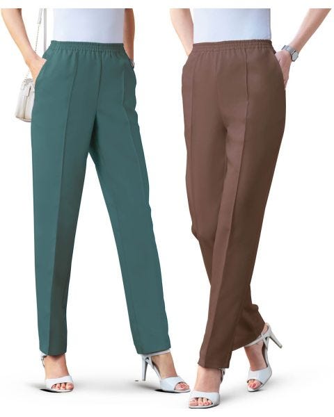Pack of 2 Pull-on Trousers