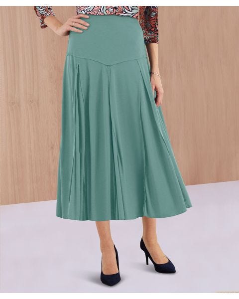 Jersey Panelled Skirt