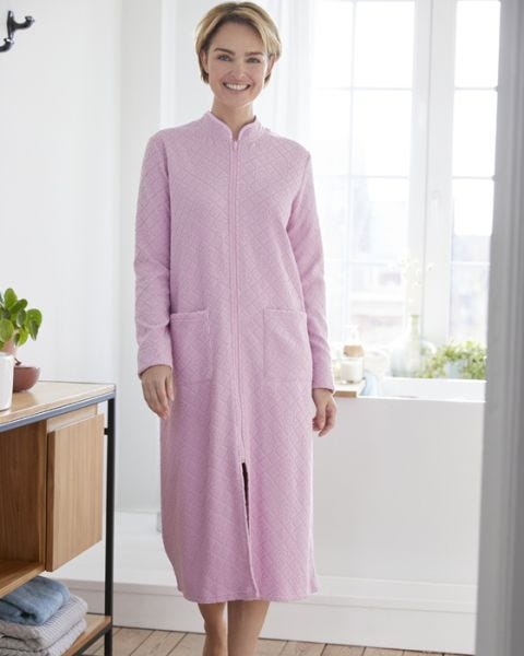 Zip Front Dressing Gown