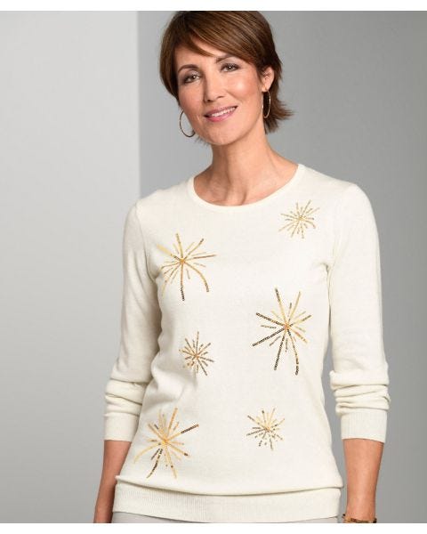 Skin Soft Sequin Jumper