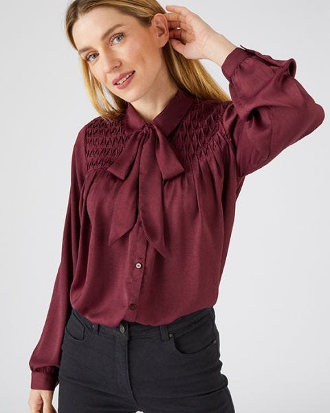 Tie Neck Blouse