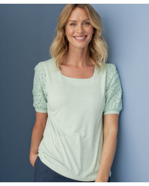 Lace Detail T-shirt