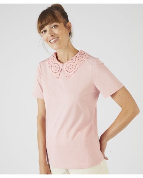Collar Detail T-shirt
