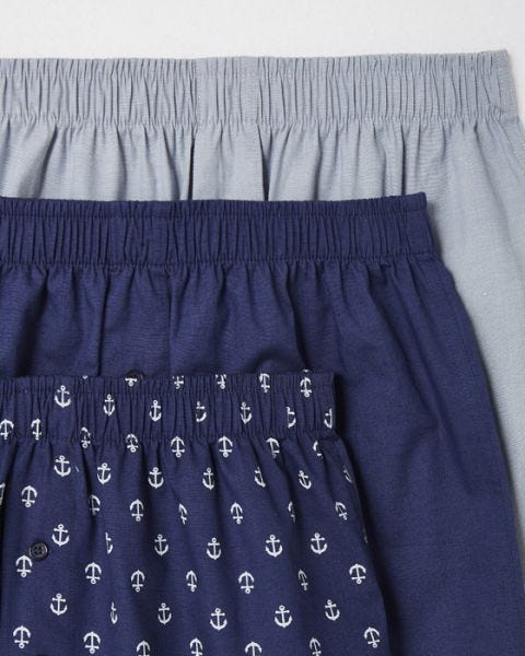 Pack of 3 Woven Boxers
