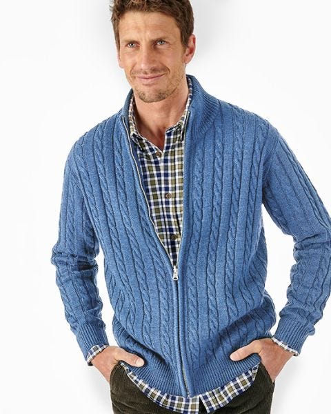 Cable Cardigan