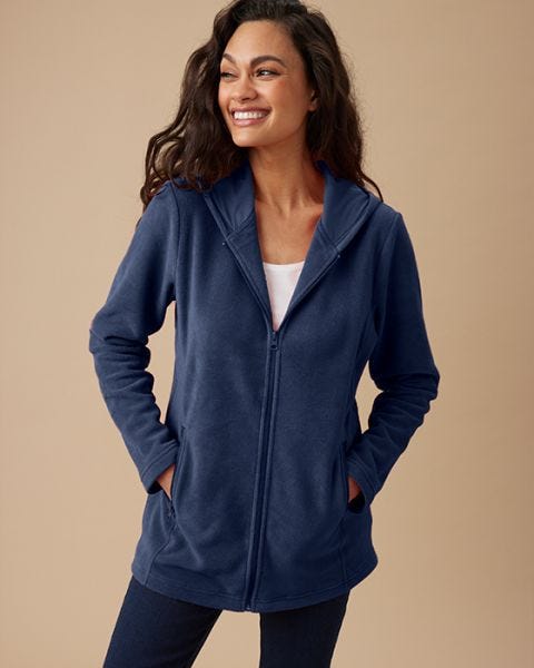 Thermolactyl Hooded Zip-up Fleece 