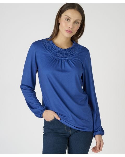 Skin Soft Long Sleeved Printed Top