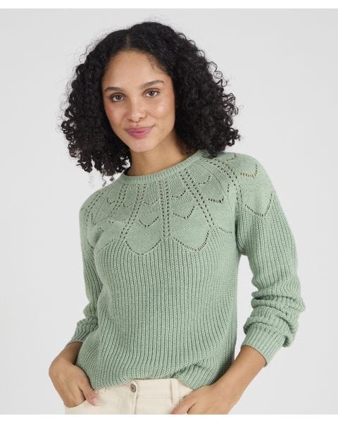 Pointelle Detail Jumper