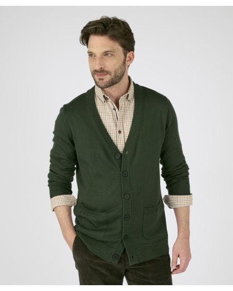Thermal V-neck Cardigan