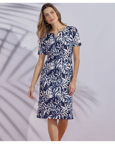 Tailored Stretch Shift Dress