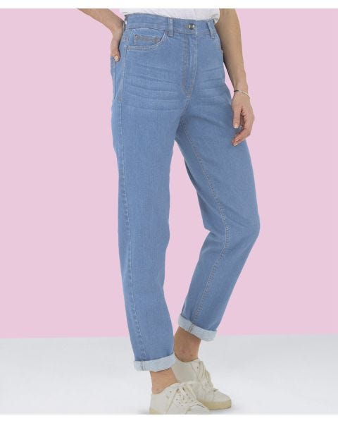 Denim Relaxed Fit Mom Jeans