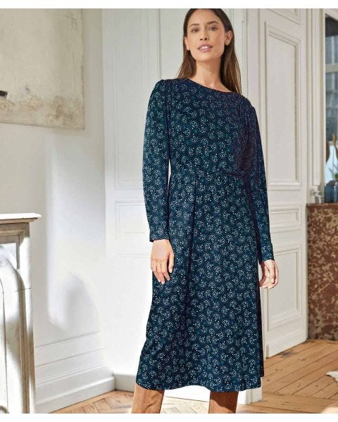 Draped Front Dress