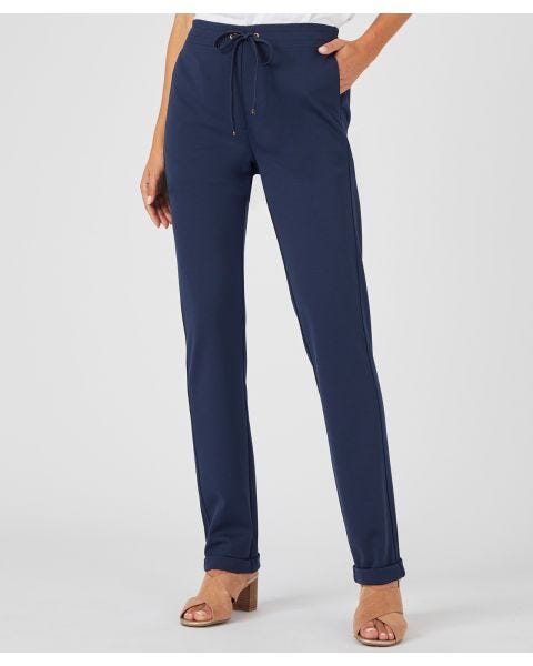 Ponte Tapered-leg Trousers