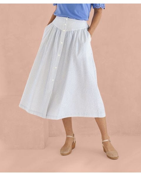 Linen Mix Skirt