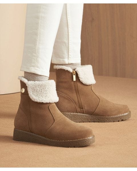 Thermolactyl Suede Boots