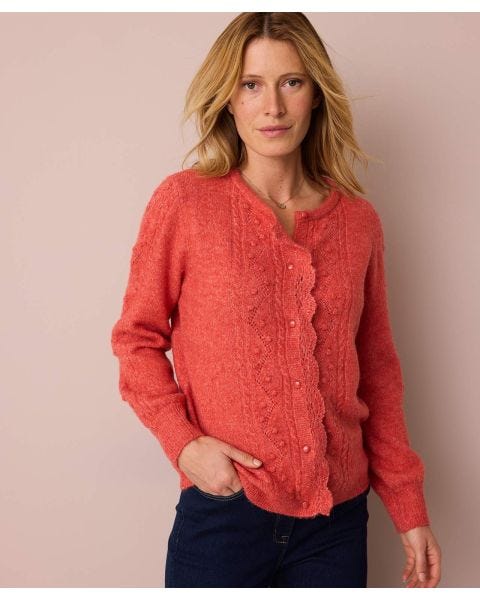Toasty Thermal Pointelle Cardigan