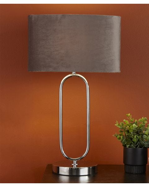 Chrome Table Lamp