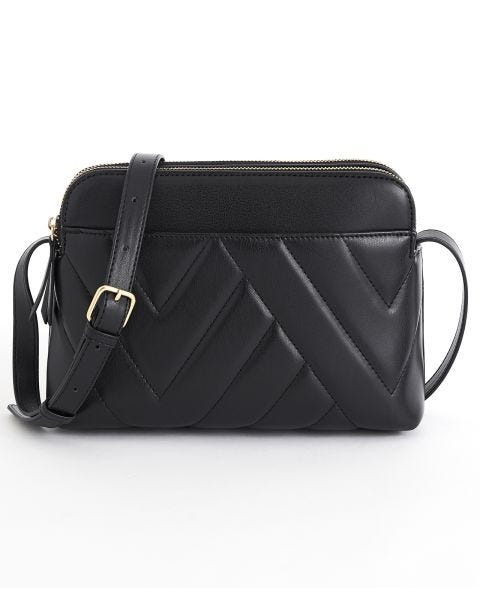 Chevron Quilted-look Bag