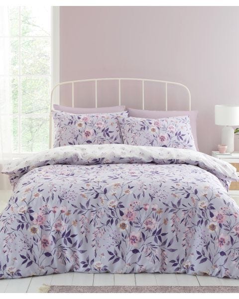 Isadora Floral Cotton Blend Duvet Set