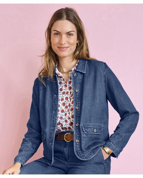 Denim Look Jacket 