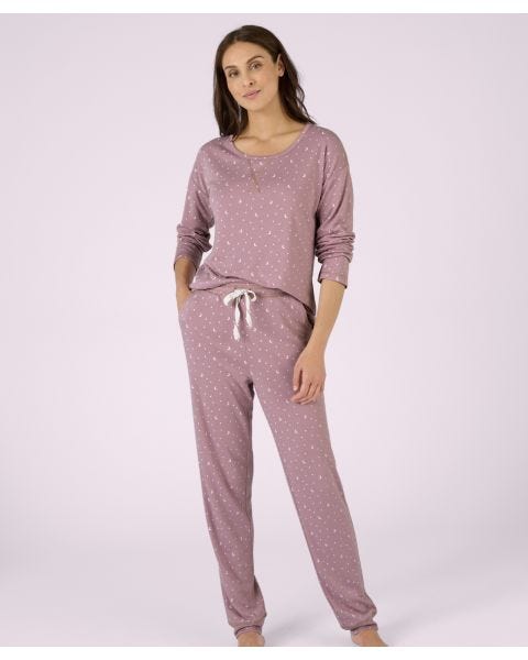 Thermolactyl Moon and Star Print Pyjamas