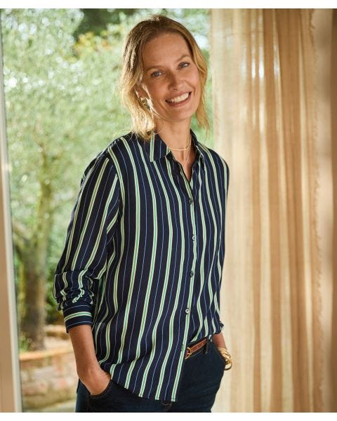 Stripe Long Sleeve Shirt 