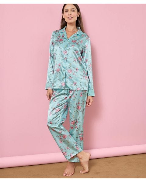 Satin Print Pyjamas 