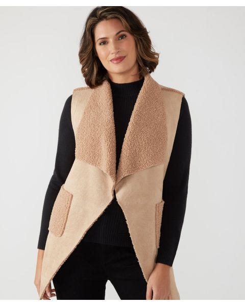 First Avenue Borg Lined Waistcoat