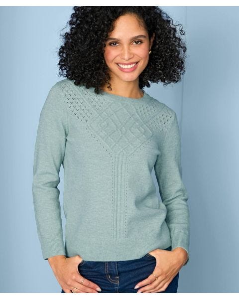 Thermolactyl Cable Detail Jumper