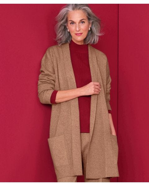 Thermolactyl Longline Cardigan