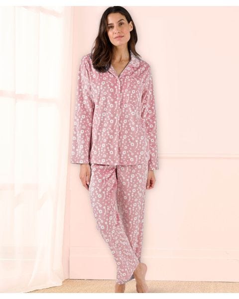 Fleece Button-Through Pyjamas