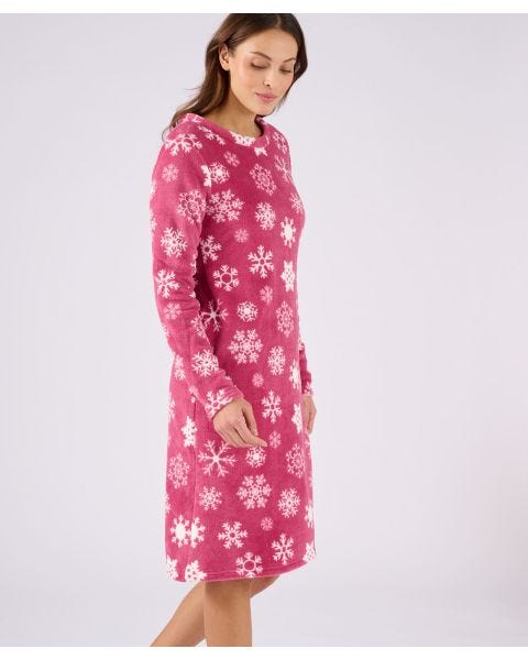 Snowflake Fleece Nightdress