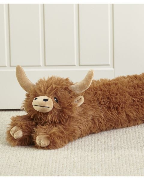 Highland Cow Draught Excluder