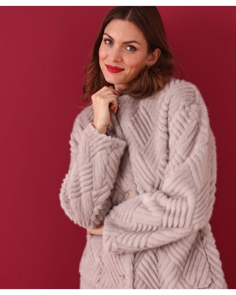 Textured Cosy Jacket