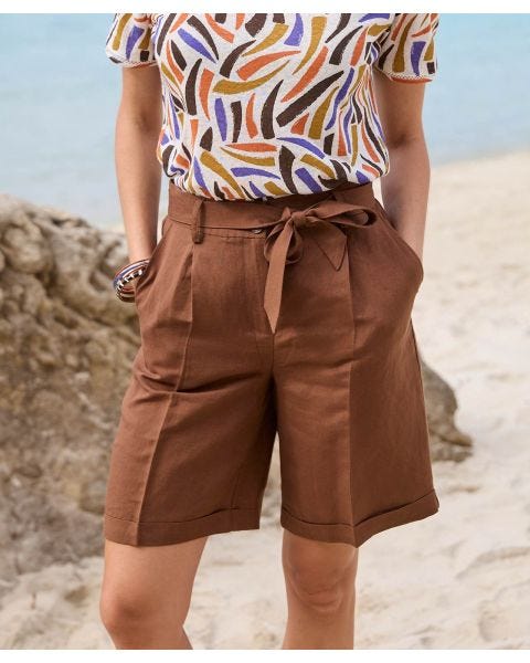 Linen Rich Shorts 