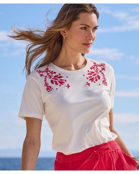 Embroidered T-shirt